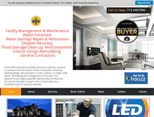 Tablet Screenshot of homeofficehouston.com